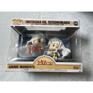 Funko Pop Inuyasha vs Sesshomaru Anime Moments 772 Vinyl Figure Set Box Damage